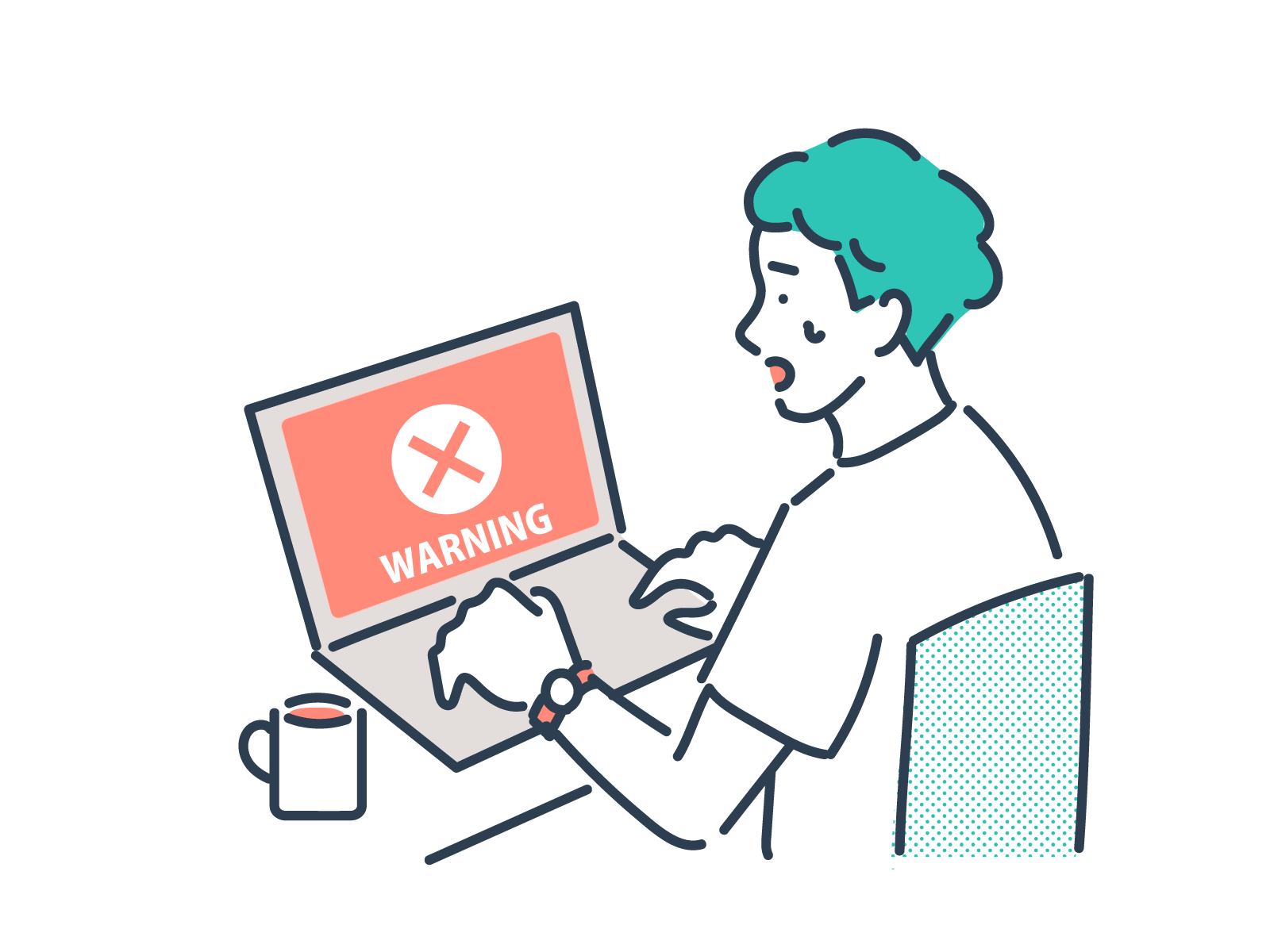PC救急隊のイメージイラスト